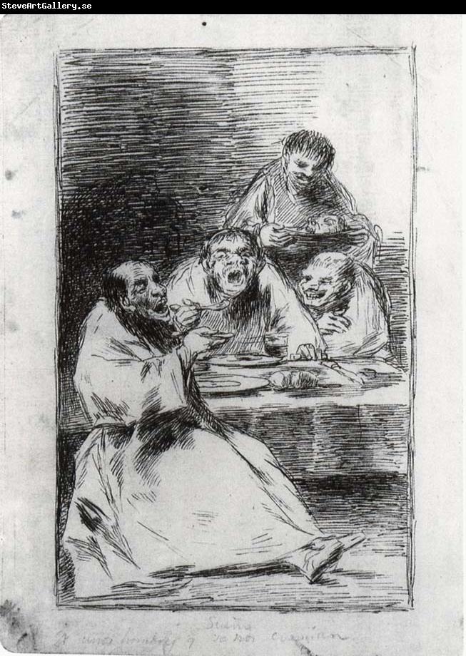 Francisco Goya Sueno De unos hombres